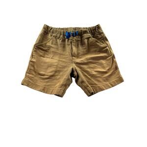 Topo Designs Mountain Shorts Mens S Belted Hiking Gorpcore Heavy Cotton Brown